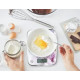 Tefal scales for kitchen Optiss Cake 5кг, AAAx2 included, glass, colorful (BC5121V1)