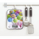 Tefal scales for kitchen Optiss Cake 5кг, AAAx2 included, glass, colorful (BC5121V1)