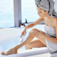 Panasonic Epilator, rechargeable, tweezers.-60, dry+wet, nozzles-4, case, white - purple (ES-EL7A-S520)