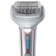 Panasonic Epilator, rechargeable, tweezers.-60, dry+wet, nozzles-4, case, white - purple (ES-EL7A-S520)
