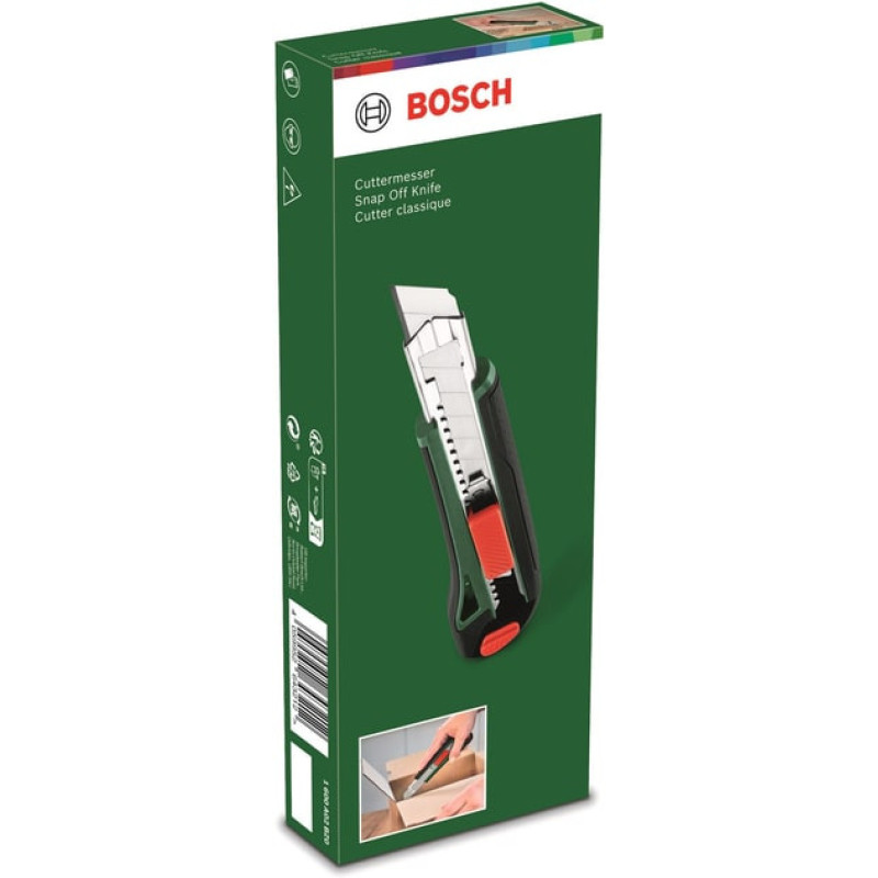 Bosch knife, segmented blade 18 mm, ABS+TPR housing (1.600.A03.2V8)
