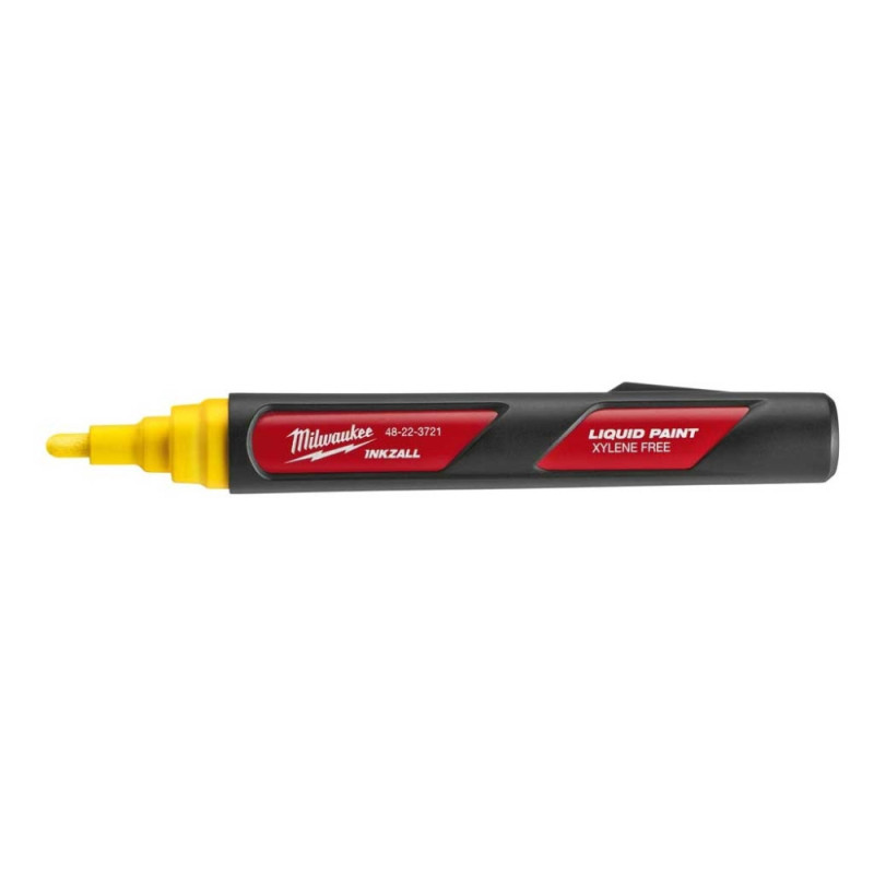Milwaukee InkZAll LP Waterproof Marker, UV, Yellow (48223721)
