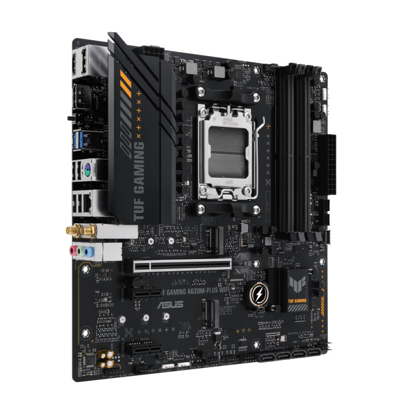 ASUS Motherboard A620M-F GAMING WIFI sAM5 A620 4xDDR5 HDMI DP Wi-Fi BT mATX (90MB1KT0-M0EAY0)