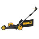 DeWALT XR FLEXVOLT cordless lawn mower, 54V, 53cm, 67l, 25-102mm, 26kg without battery and spare part (DCMWP500N)