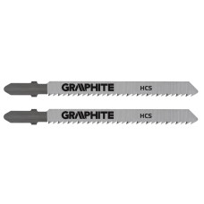 Graphite jigsaw blade, 8TPI, T shank, Laser Tec, set of 2 (57H759)