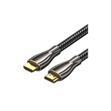 Кабель мультимедийный HDMI M to HDMI M 12.0m V2.0 4K60Hz braided zinc alloy black Vention (ALMBM)