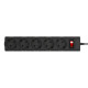 Сетевой фильтр питания LogicPower LP-X5 PREMIUM, 2m black (9583)