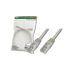 Digitus CAT 5e U-UTP patch cable, Length 3 M, AWG 26/7 Color grey,Pantone coolgray 4c (DK-1511-030)