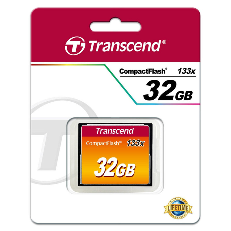 Transcend Карта пам'яті CF 32GB 133X (TS32GCF133)