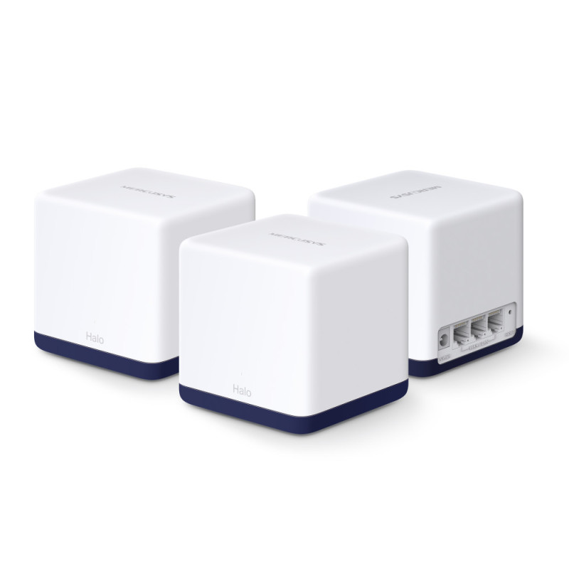 Mercusys Маршрутизатор HALO H50 3PK AC1900 3xGE LAN/WAN MESH (HALO-H50G-3-PACK)