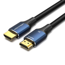 Кабель мультимедійний HDMI M to HDMI M 1.5m 8K60Hz cotton braided blue Vention (ALGLG)