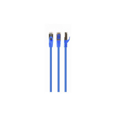 Патч-корд 3м S/FTP Cat 6A CU LSZH blue Cablexpert (PP6A-LSZHCU-B-3M)