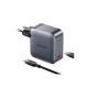 Зарядное устройство Vention 3xUSB-C PD100W + 1xUSB QC3.0 30W GaN + cable USB-C to USB-C 1.0m gray (TZ-FETH0-EU)