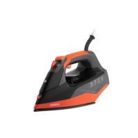 ARDESTO Iron IR-C2233-GR, 2200W, 340ml, steam boost, ceramic soleplate, black-orange