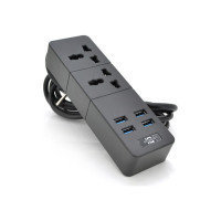 Сетевой фильтр питания Voltronic TВ-Т07, 2роз, 4*USB Black (ТВ-Т07-Black)
