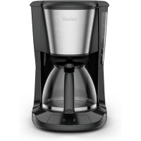 Tefal Кавоварка Tefal крапельна Subito 1.25л, мелена, чорно-сріблястий (CM5S1DE0)