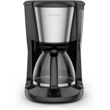 Tefal Кавоварка Tefal крапельна Subito 1.25л, мелена, чорно-сріблястий (CM5S1DE0)