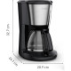 Tefal Кавоварка Tefal крапельна Subito 1.25л, мелена, чорно-сріблястий (CM5S1DE0)