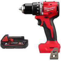Milwaukee Шурупокрут-дриль ударний акумуляторний Milwaukee M18 BLPDRC-0 18В 1х2А·год 60Нм 0-1700об/хв 1.5кг без ЗП (4933492820/B2)