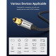 Кабель мультимедійний Optical Toslink 1.0m gray Vention (BAVHF)