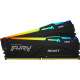 Модуль памяти для компьютера DDR5 64GB (2x32GB) 5600 MHz Beast RGB EXPO Black Kingston Fury (ex.HyperX) (KF556C36BBE2AK2-64)