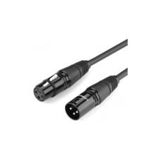 Кабель мультимедийный XLR M to XLR F 2.0m AV130 black Ugreen (20710)
