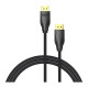 Кабель мультимедийный DisplayPort M to DisplayPort M 2.0m 8K60Hz black Vention (HCCBH)