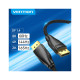 Кабель мультимедийный DisplayPort M to DisplayPort M 2.0m 8K60Hz black Vention (HCCBH)
