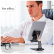 Подставка для планшета и телефона Knight Foldable Desk Mobile Phone Holder Stand (Plastic) Black Essager (EZJZM-QSSJ01)