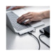 Концентратор Ugreen 2xUSB-C to 3xUSB 3.0 + HDMI + USB-C CM251 gray (60559)