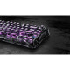 GravaStar Mechanical keyboard Mercury V75 Lite 75keys, Blackcore, USB-A, Transparent Black (GSV75LITE_XTAL_BLK)