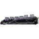 GravaStar Mechanical keyboard Mercury V75 Lite 75keys, Blackcore, USB-A, Transparent Black (GSV75LITE_XTAL_BLK)