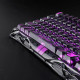 GravaStar Mechanical keyboard Mercury V75 Lite 75keys, Blackcore, USB-A, Transparent Black (GSV75LITE_XTAL_BLK)