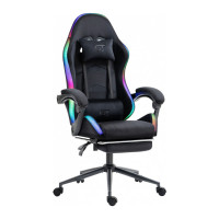 Кресло игровое GT Racer X-2325 Fabric Black LED (X-2325 Fabric Black L)