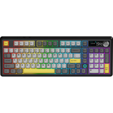Клавиатура Ajazz AK980 V2 Gift Switch V2 Wireless/Bluetooth/USB UA Black/Grey/Yellow (AK980-V2-G-BGY)