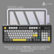Клавиатура Ajazz AK980 V2 Gift Switch V2 Wireless/Bluetooth/USB UA Black/Grey/Yellow (AK980-V2-G-BGY)