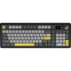Клавиатура Ajazz AK980 V2 Gift Switch V2 Wireless/Bluetooth/USB UA Black/Grey/Yellow (AK980-V2-G-BGY)
