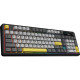 Клавиатура Ajazz AK980 V2 Gift Switch V2 Wireless/Bluetooth/USB UA Black/Grey/Yellow (AK980-V2-G-BGY)