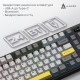 Клавиатура Ajazz AK980 V2 Gift Switch V2 Wireless/Bluetooth/USB UA Black/Grey/Yellow (AK980-V2-G-BGY)