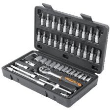 Tolsen tool set, 1/4 , 46pcs, CrV and S2 (15138)