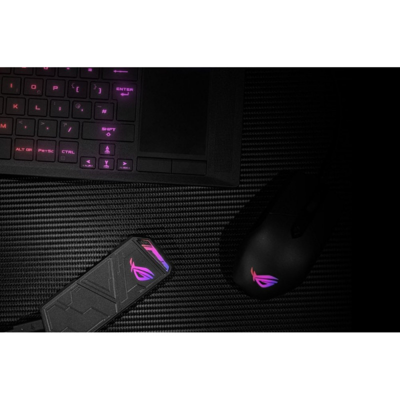 ASUS Портативный корпус для SSD ROG STRIX ARION LITE ESD-S1CL/BLK/G/AS Lite PCIe NVMe M.2 2230/2242/2260/2280 USB Type-C 3.2 Gen 2x (90DD02H0-M09010)