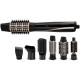 Remington Фен-щітка Blow Dry & Style Caring, 1200Вт, 2 режими, іоніз-я, хол. обдув, кейс для зберігання, кераміка, чорно-золотий (AS7700)