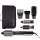 Remington Фен-щітка Blow Dry & Style Caring, 1200Вт, 2 режими, іоніз-я, хол. обдув, кейс для зберігання, кераміка, чорно-золотий (AS7700)