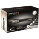 Remington Фен-щітка Blow Dry & Style Caring, 1200Вт, 2 режими, іоніз-я, хол. обдув, кейс для зберігання, кераміка, чорно-золотий (AS7700)