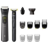 Philips Тример Series 9000, для бороди, вусів, голови та тіла, акум., насадок-13, сталь, сірий (MG9530/15)