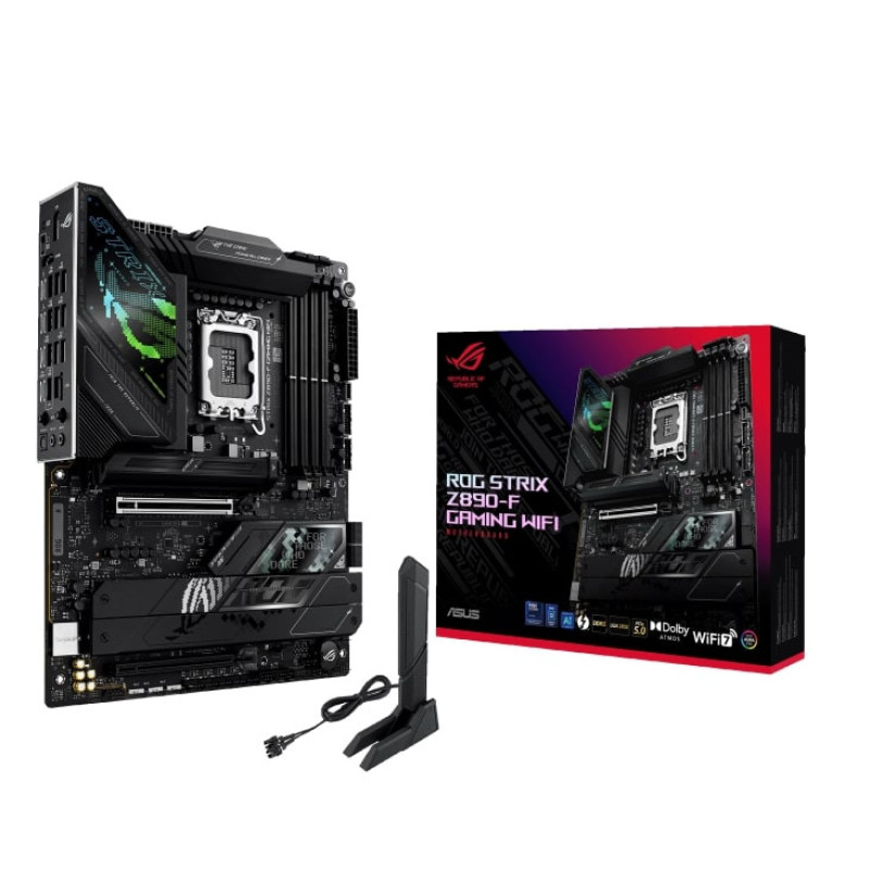 ASUS Motherboard ROG STRIX Z890-F GAMING WIFI s1851 Z890 4xDDR5 M.2 DP HDMI Wi-Fi BT ATX (90MB1I40-M0EAY0)