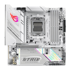 ASUS Материнcкая плата ROG STRIX B850-G GAMING WIFI sAM5 B850 4xDDR5 M.2 HDMI DP WiFi BT mATX белый (90MB1M30-M0EAY0)