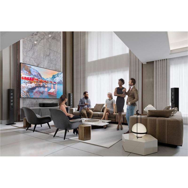Epson Проєктор ультракороткофокусный EH-QS100B UHD, 4500 lm, LASER, 0.16,  чорний (V11HB49140)