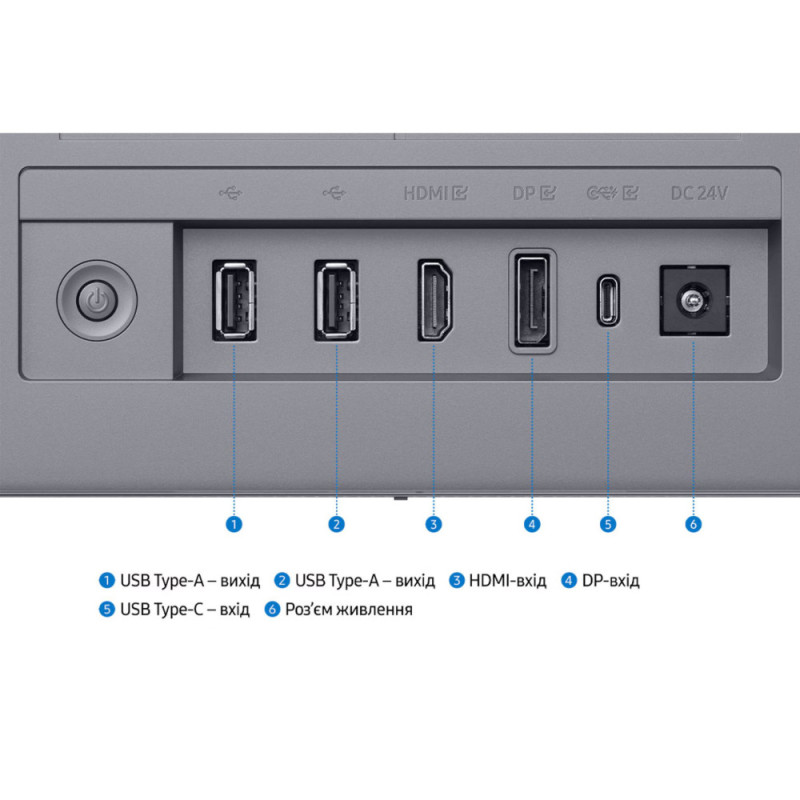 Samsung Монітор Samsung 32"S32FM902 HDMI, USB, Bluetooth, MM, OLED, 3840x2160, 165Hz, 0.03ms, HDR10+ (LS32FM902SIXUA)