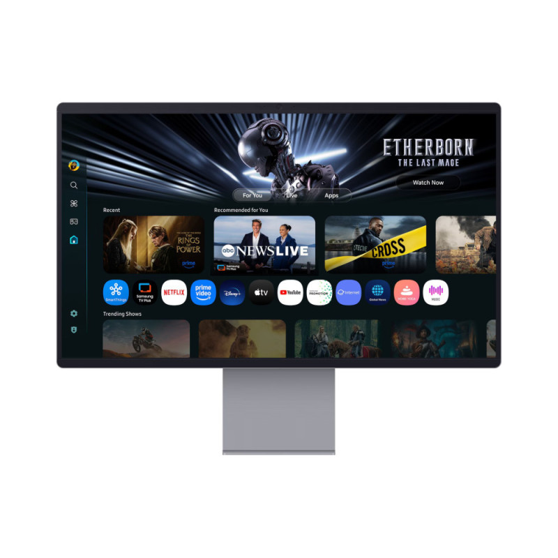 Samsung Монітор Samsung 32"S32FM902 HDMI, USB, Bluetooth, MM, OLED, 3840x2160, 165Hz, 0.03ms, HDR10+ (LS32FM902SIXUA)